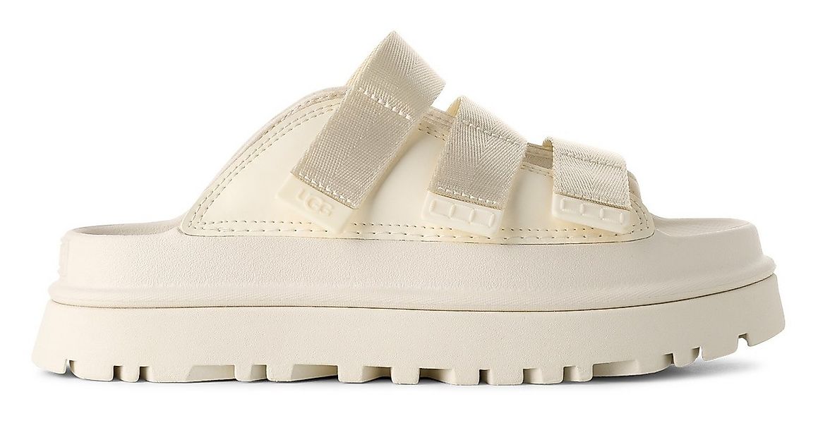 UGG GOLDENGLOW SLIDE Pantolette, Plateauschuh, Sandale, Flats mit Fußbett günstig online kaufen