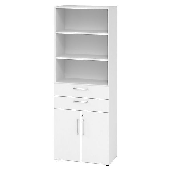 bümö Aktenschrank smart Kombischrank - mit Schubladen Dekor: Weiß günstig online kaufen