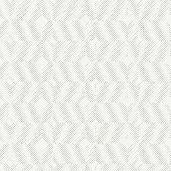 Bricoflor Geometrische Tapete in Grau Silber Glitzereffekt Wandtapete mit V günstig online kaufen