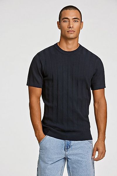 LINDBERGH Kurzarmpullover mit Struktur-Muster günstig online kaufen