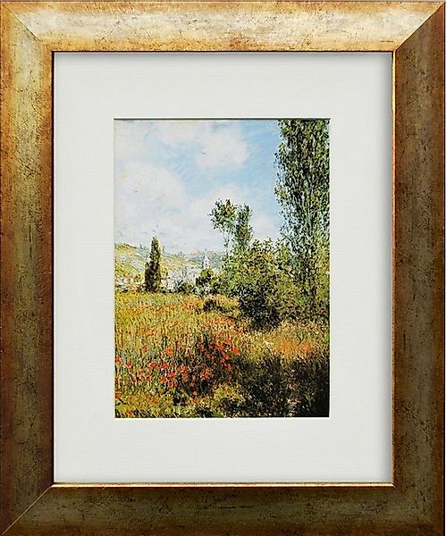 artissimo Bild mit Rahmen Monet Bild mit Rahmen / Poster gerahmt 33x40cm / günstig online kaufen