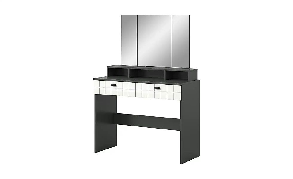 Schminktisch mit Spiegel   ¦ grau ¦ Maße (cm): B: 100 H: 42 Tische > Schmin günstig online kaufen
