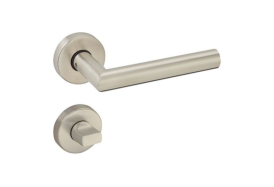 SO-TECH® Drückergarnitur Türdrücker WILMA Edelstahl Rund Rosette, Bad / WC günstig online kaufen