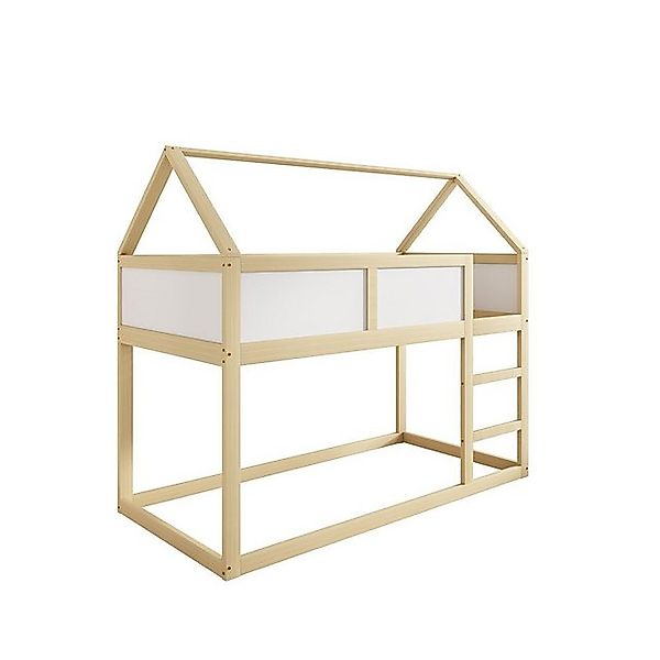 Sweiko Kinderbett Etagen-Kinderbett mit Treppe,  (niedriges Etagen-Einzelbe günstig online kaufen