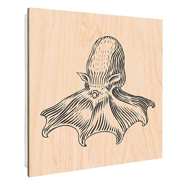 Banjado Großer Schlüsselbox Holz 30x30cm Weiß Scharnier Rechts 50 Haken Sch günstig online kaufen