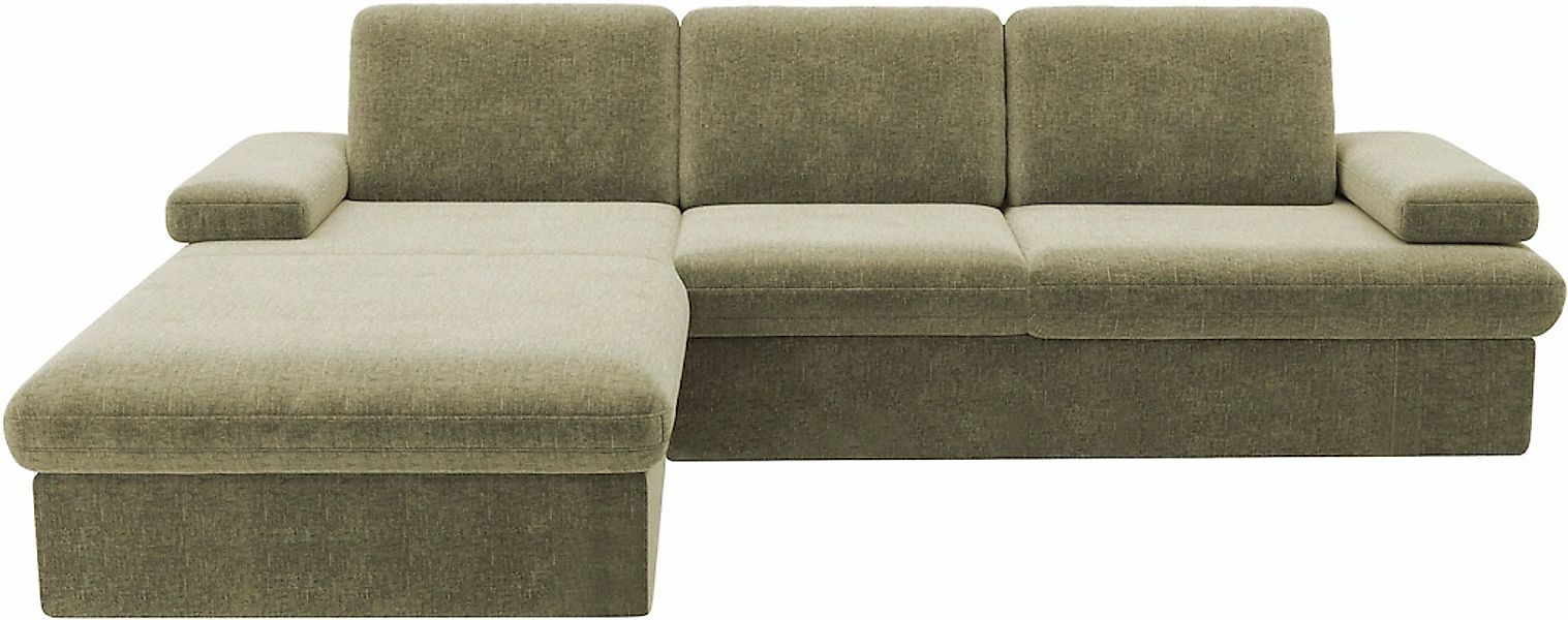 sit&more Ecksofa "Moreno L-Form, B: 247 cm" mit Armteilverstellung, optiona günstig online kaufen
