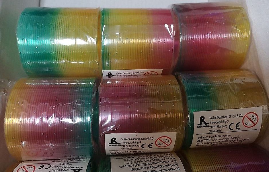 Rasehorn Lernspielzeug Regenbogenspirale Kinderspielzeug - Glitzerspirale, günstig online kaufen