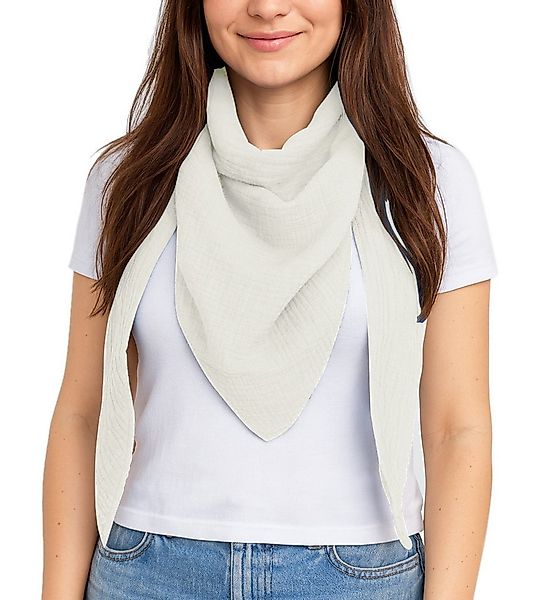 dy_mode Dreieckstuch Damen Halstuch Dreieckstuch Musselin Dreiecksschal Sch günstig online kaufen