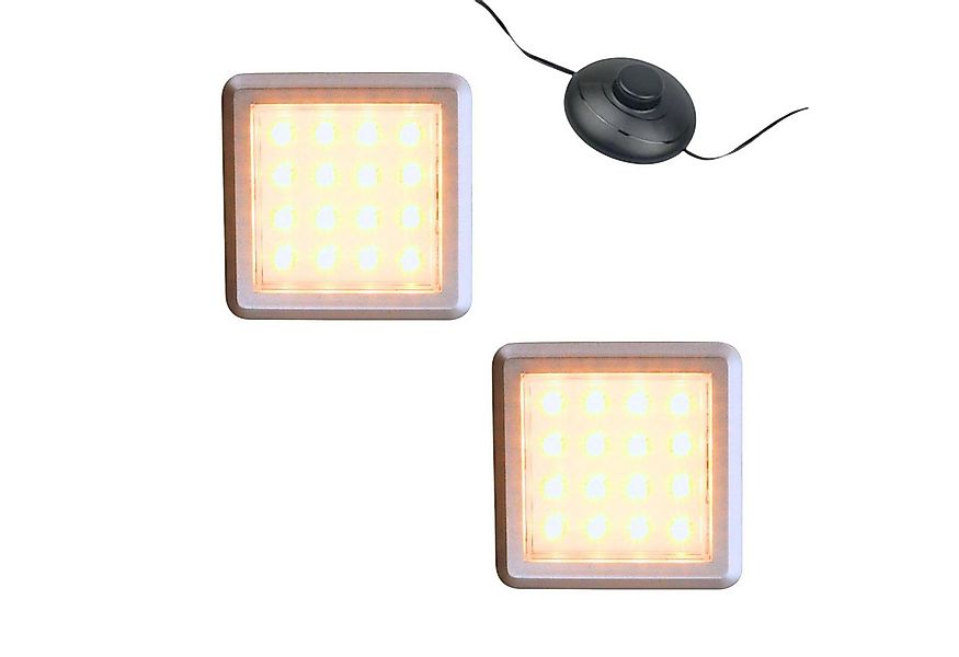 kalb LED Glaskantenbeleuchtung LED Vitrinenleuchte 3000K 1-10er Set 12V Fuß günstig online kaufen