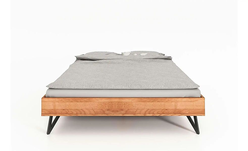 Massivholzbett ohne Kopfteil Karl ¦ holzfarben ¦ Maße (cm): B: 100 H: 38 Be günstig online kaufen