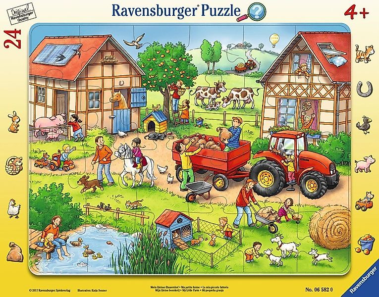 Ravensburger Puzzle 24 Teile Kinder Rahmen Puzzle Mein kleiner Bauernhof 06 günstig online kaufen