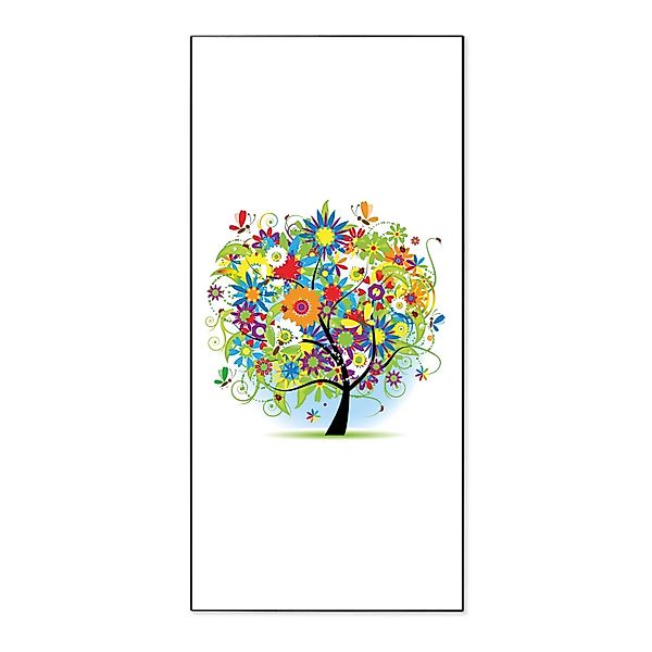 Banjado Magnettafel 37x78cm Magnetwand  Schwarz Aus Metall Magnetpinnwand P günstig online kaufen