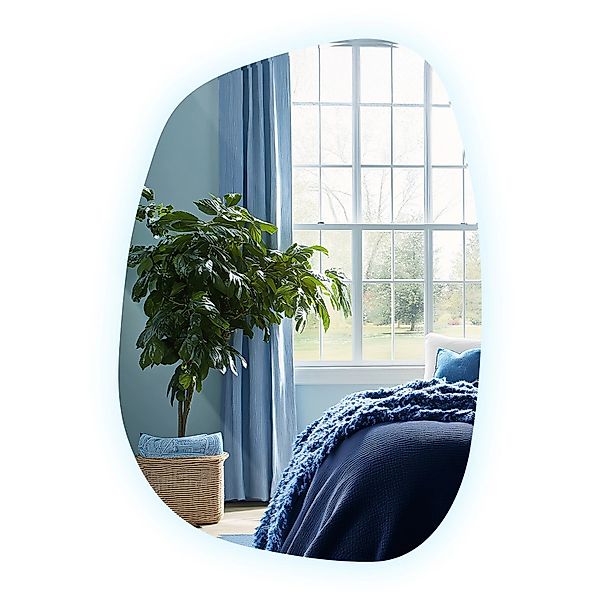 Tulup LED Spiegel LED Spiegel ohne Rahmen unregelmäßig 49x34 cm Moderner LE günstig online kaufen