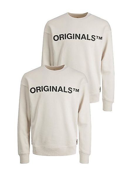 Jack & Jones Sweatshirt 2er-SET Sweater Rundhals Pullover mit ORIGINALS Pri günstig online kaufen