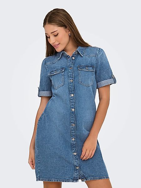 ONLY Jeanskleid "ONLLISA S/S DNM DRESS GUA" günstig online kaufen
