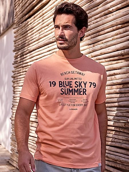 LERROS T-Shirt "LERROS Herren T-Shirt mit Brustprint" günstig online kaufen