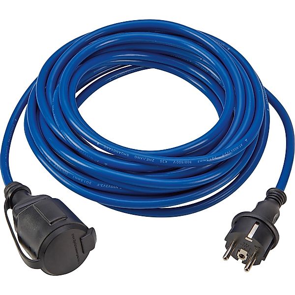 Verlängerungskabel Blau 10 m IP44 günstig online kaufen