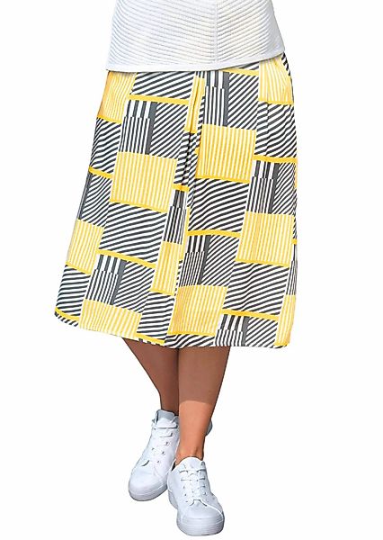 GOLDNER Sommerrock "Moderner Druckrock aus fließender Viscosequalität" Ohne günstig online kaufen