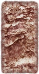 my home Hochflor-Läufer "Sammo" rechteckig 60 mm Höhe Kunstfell, leuchtende günstig online kaufen