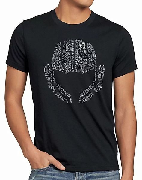 style3 Print-Shirt Herren T-Shirt Samus Aran Gamer metroid hunter prime nes günstig online kaufen