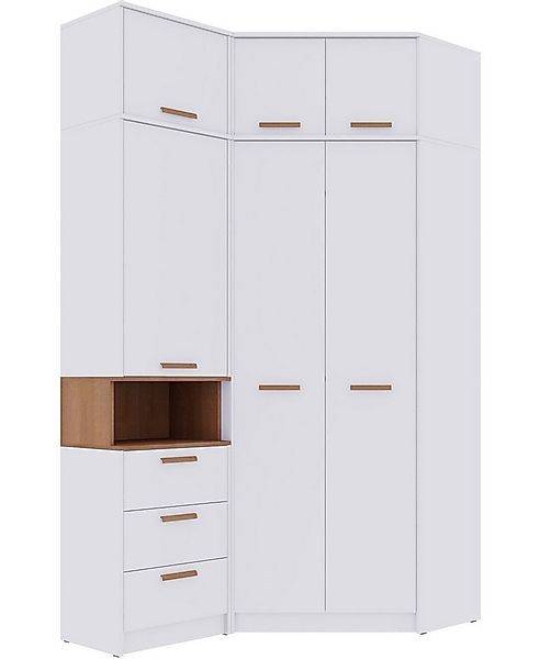 Marmex Möbel Jugendzimmer-Set Grant Set 12N Regal mit Schubladen Echschrank günstig online kaufen