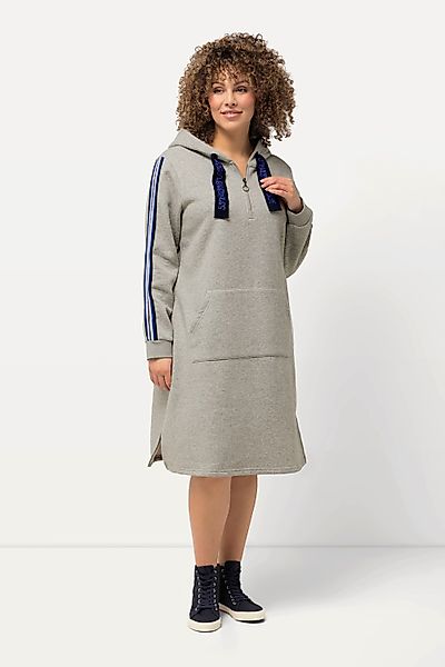 Ulla Popken Jerseykleid Sweatkleid A-Linie Kapuze günstig online kaufen