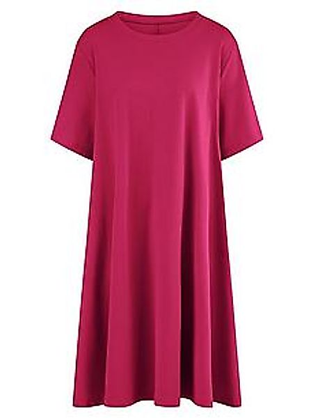 Jersey-Kleid Rundhals-Ausschnitt Emilia Lay pink günstig online kaufen