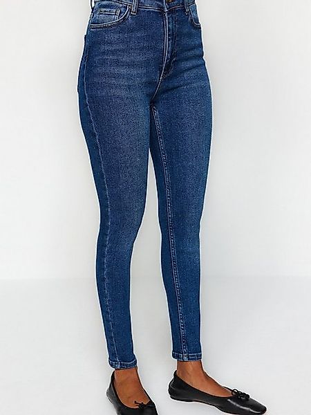 Trendyol 7/8-Jeans (1-tlg) Plain/ohne Details günstig online kaufen