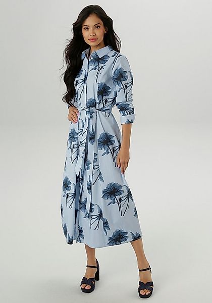 Aniston SELECTED Blusenkleid mit fantasievollem Blumendruck günstig online kaufen