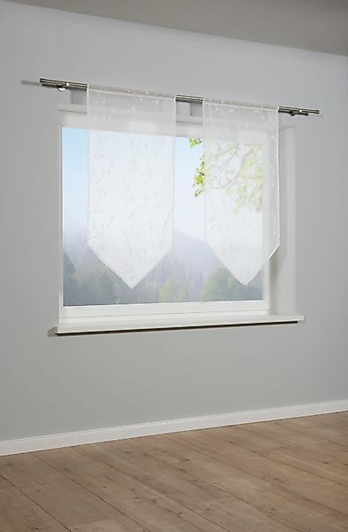 GARDINIA Gardine weiß, Stangendurchzug (1 St), günstig online kaufen