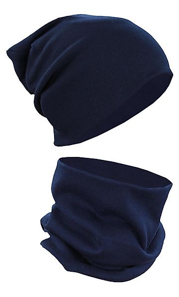Alkato Beanie Alkato Unisex Beanie Mütze und Schal Set Uni günstig online kaufen