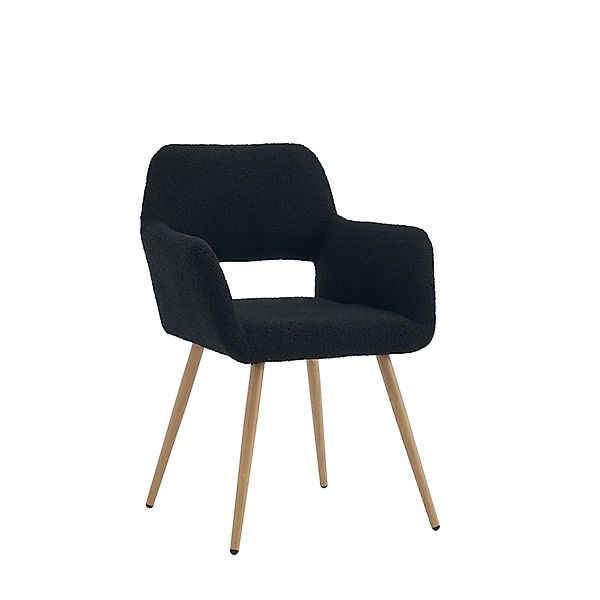 Esszimmerstuhl, ergonomisches Design, aus Teddy Samtstoff, Wolkenähnliches günstig online kaufen