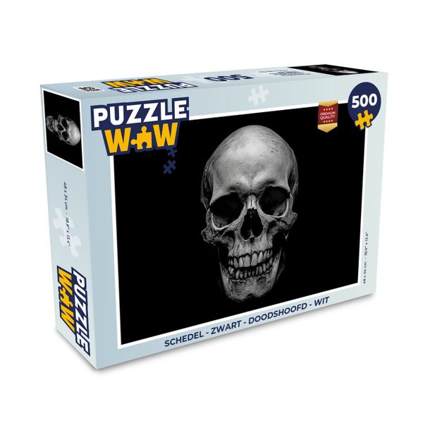 MuchoWow Puzzle Totenkopf - Schwarz - günstig online kaufen