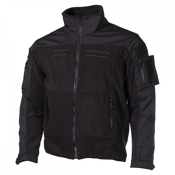 MFHHighDefence Fleecejacke Fleece-Jacke, Combat, schwarz - günstig online kaufen