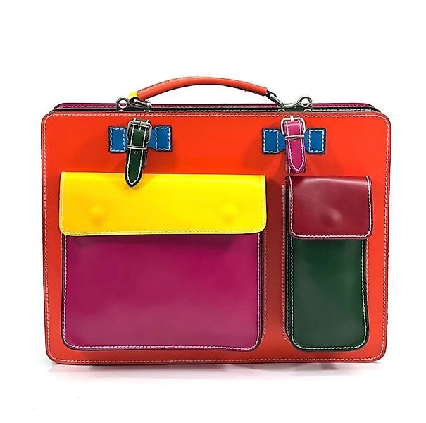 BZNA Aktentasche Siria Safria Azzuro Designer kleine Aktentasche Business B günstig online kaufen