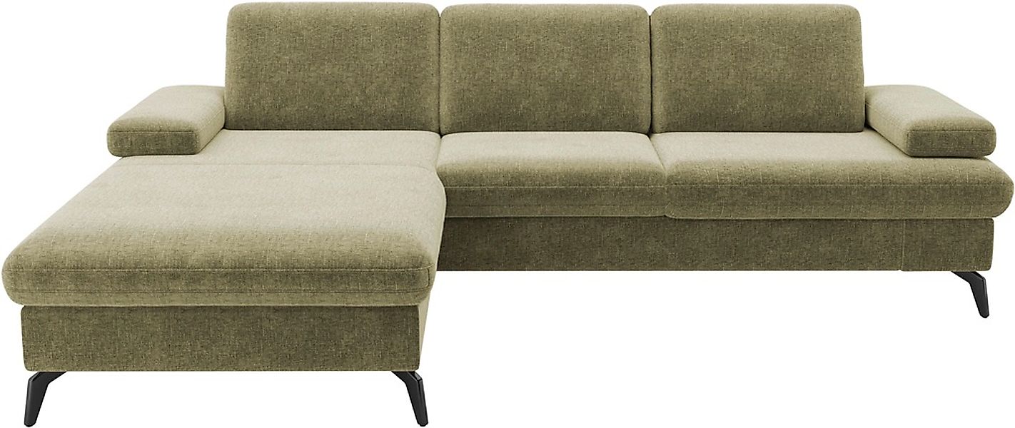 sit&more Ecksofa »Morris Jubi L-Form«, inkl. Armteilfunktion und 1 Zierkiss günstig online kaufen