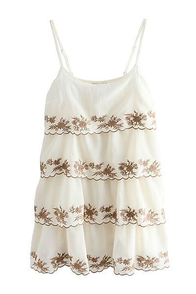 Next Minikleid Gestuftes Minikleid aus 100 günstig online kaufen