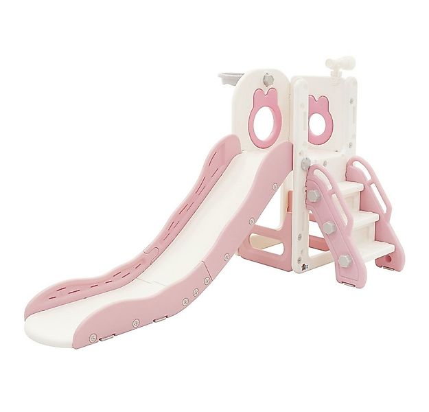 Joyz Rutsche Spielzeug Set 3in1 mit Rutsche und Basketballkorb, Kinderrutsc günstig online kaufen