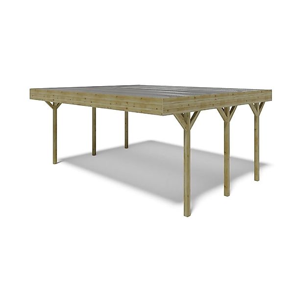 ALTANKA Carport Garagendach 6.06x5.03 m   30 m2   PVC Abdeckung günstig online kaufen