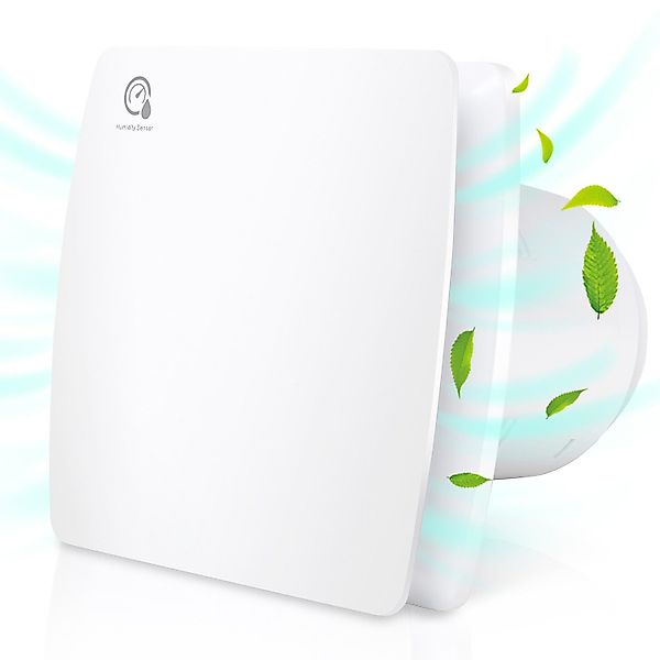 Clanmacy Wandventilator Badlüfter 10/15cm mit Feuchtsensor günstig online kaufen