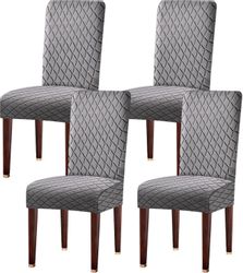 Coonoor Stuhlhusse geschwungener Stuhlbezug,Elastischer Jacquard-Esszimmers günstig online kaufen
