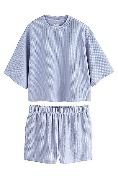 Next Pyjama Strukturierter, kurzer Schlafanzug (2 tlg) günstig online kaufen