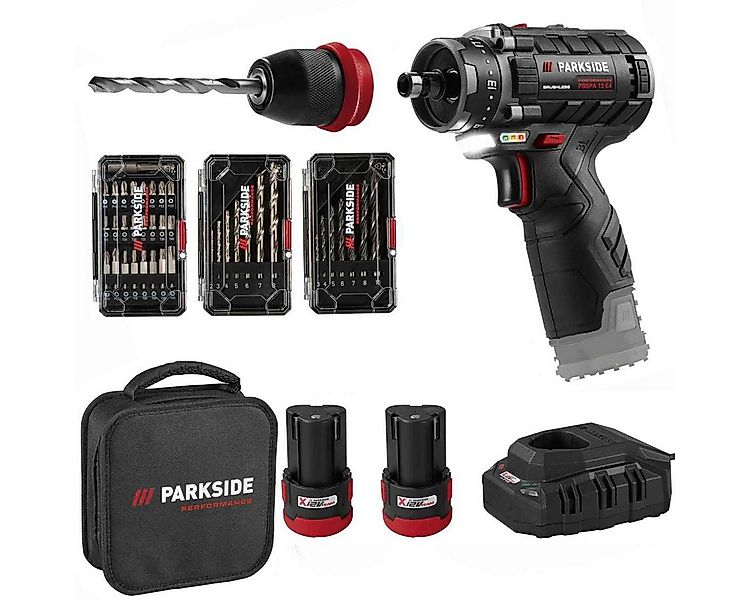 PARKSIDE PERFORMANCE® Akku-Drehschlagschrauber 12 V Akku-Bohrschrauber-Star günstig online kaufen
