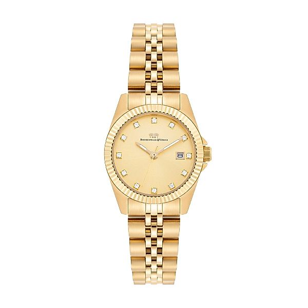 Rhodenwald & Söhne Quarzuhr Cassina gelbgold, günstig online kaufen