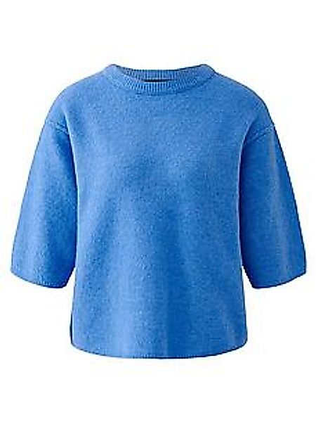 Rundhals-Pullover oui blau günstig online kaufen