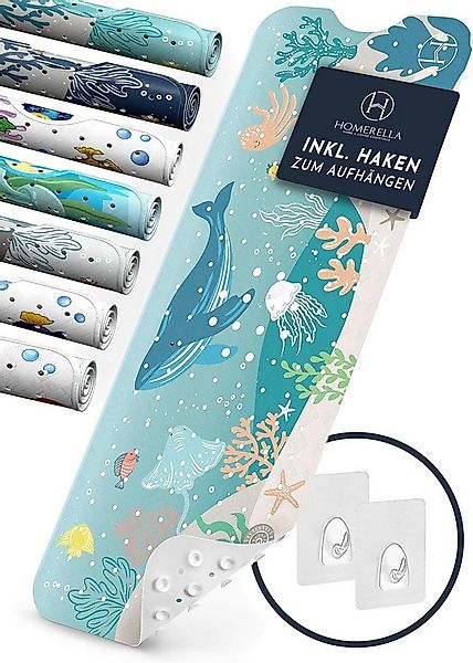 Homerella Badematte rutschfest Kinder - 100% BPA frei Inkl. 2 Haken zum Auf günstig online kaufen