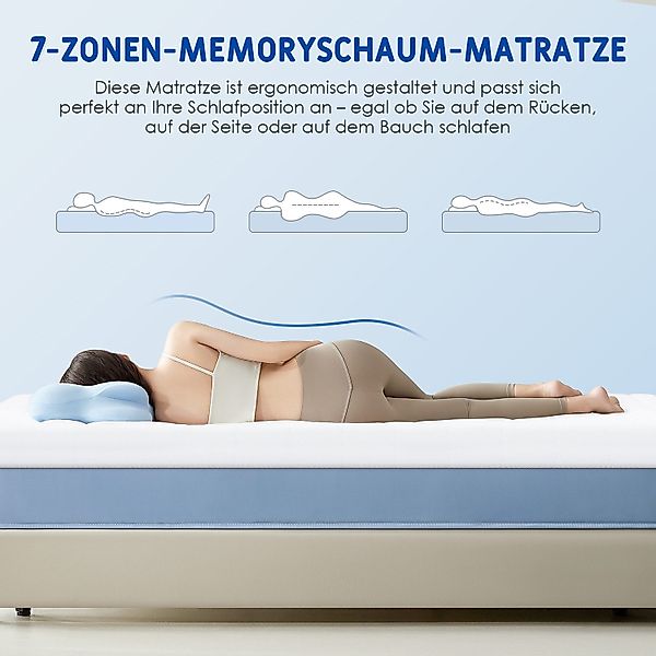 Hiazurm, Topper Topper Matratzentopper 7-Zonen Komfort, günstig online kaufen