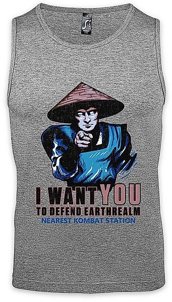 Urban Backwoods Tanktop I Want You Raiden Ärmelloses T-Shirt Earthrealm Gam günstig online kaufen