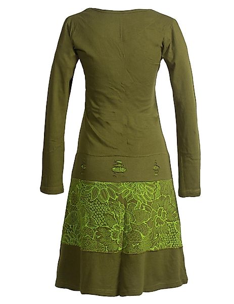 Vishes Jerseykleid Lagenlook Langarm Kleid mit günstig online kaufen