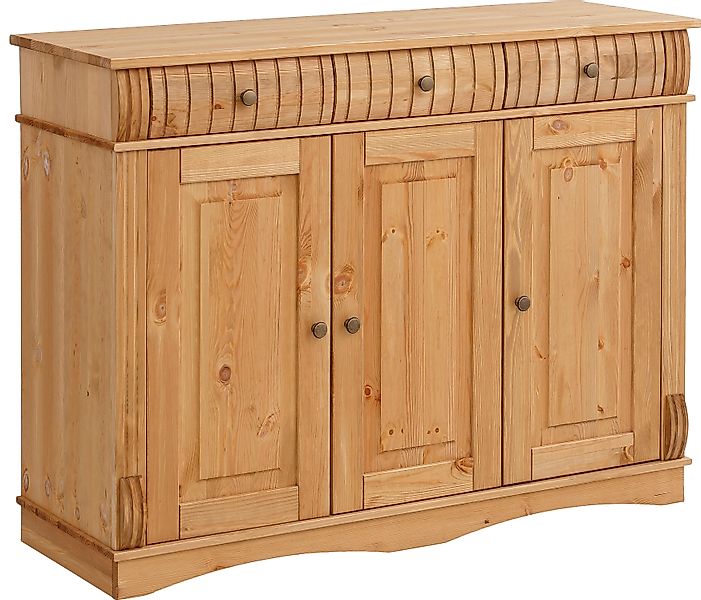 Home affaire Sideboard »Teresa«, (Maße (B/T/H): 118/40/90 cm), Kommode, 3-t günstig online kaufen
